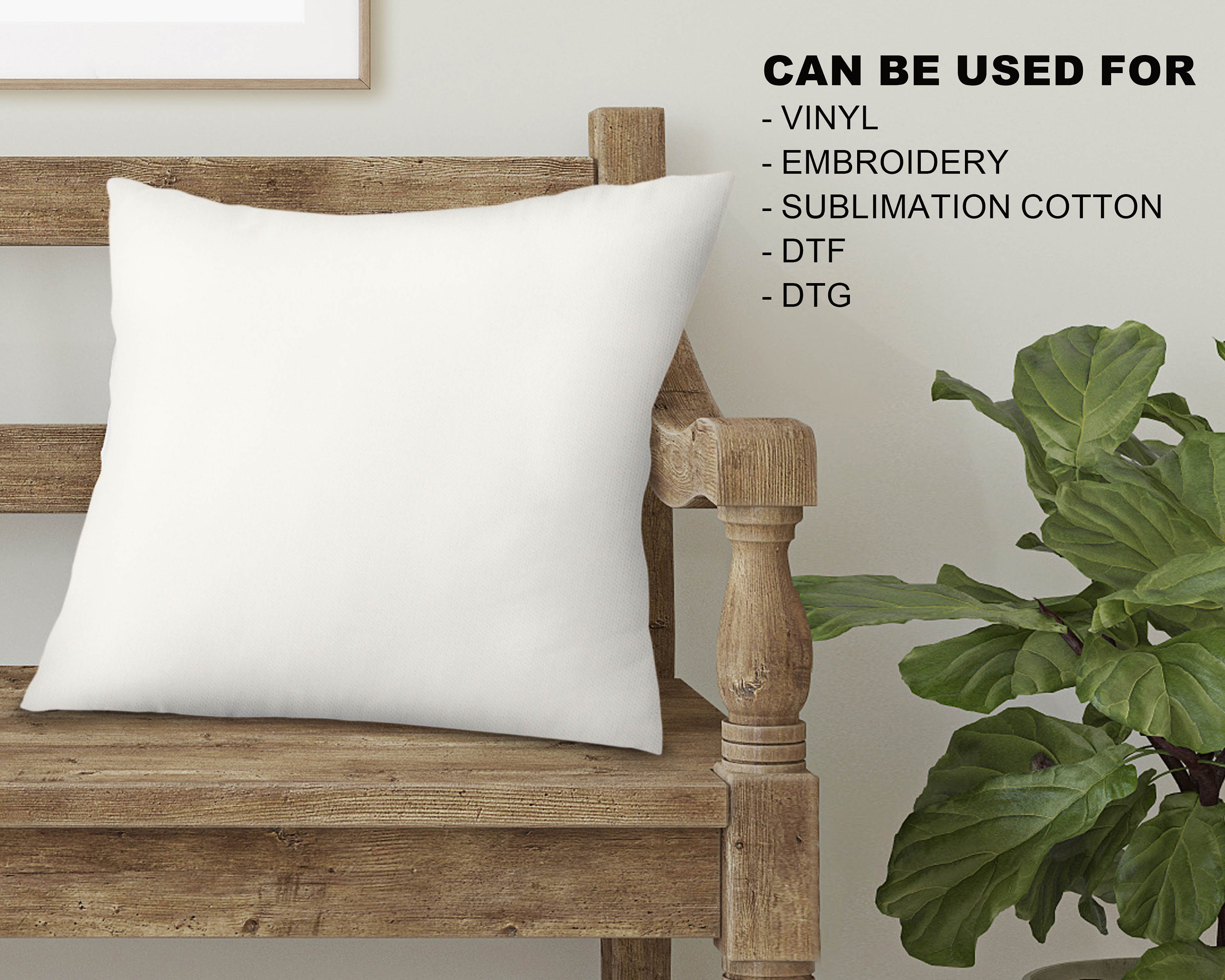 18 X 18 Blank Pillow Cover for Sublimation Pillowcase for Etsy