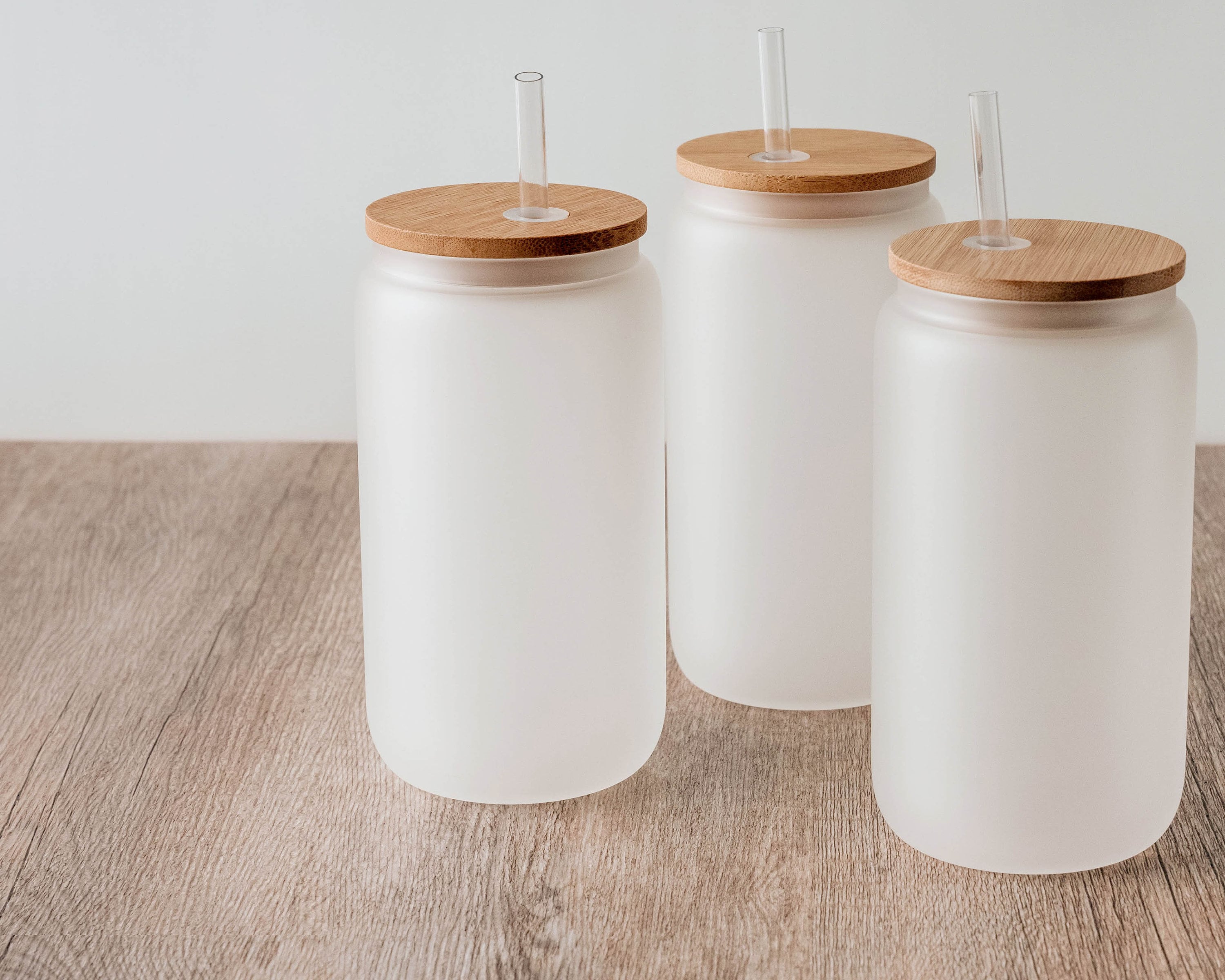 Bulk 16 Oz Blank Tumblers Sublimation Blank Glass Jar Etsy Canada