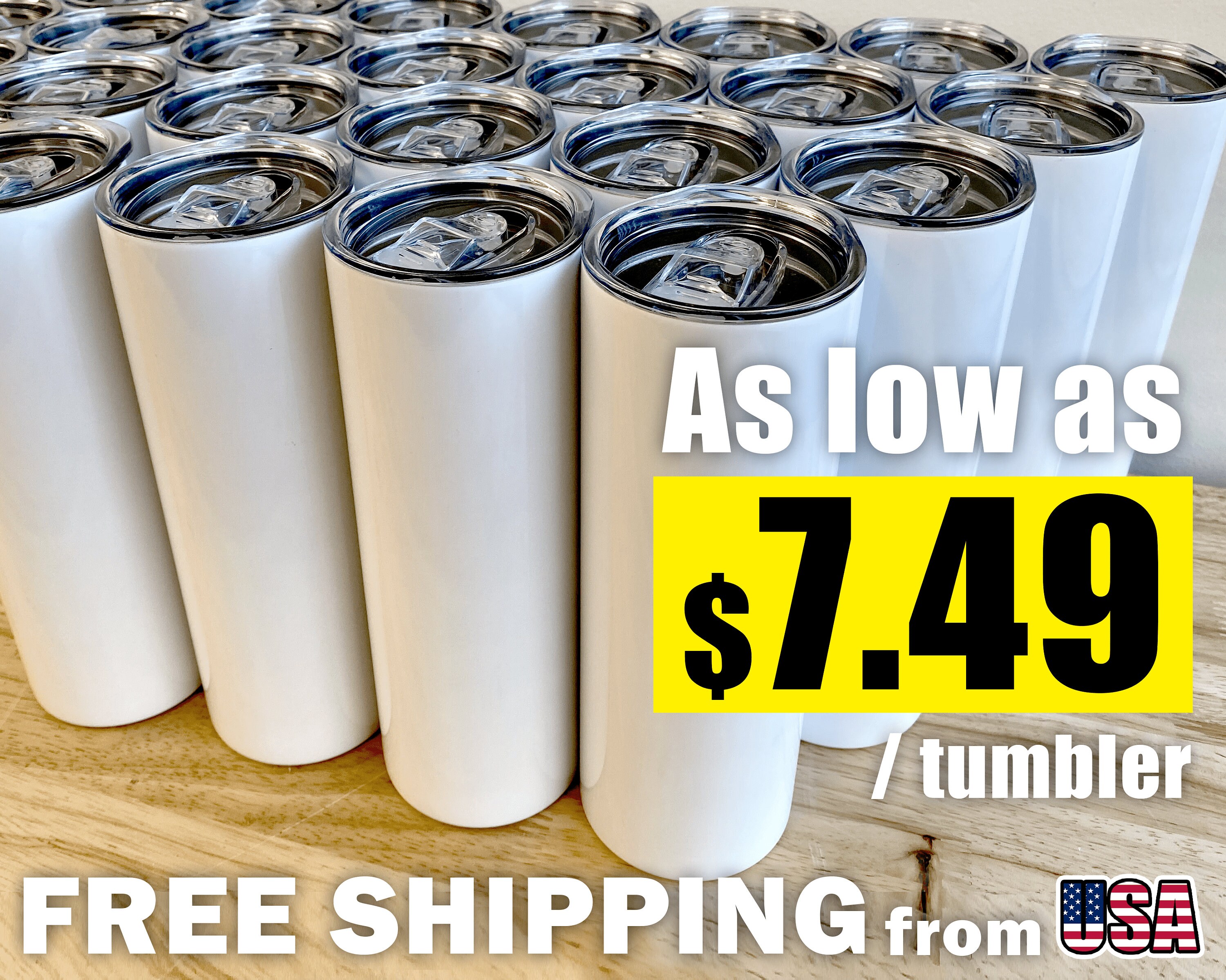 Bulk 20oz blank tumblers Sublimation Blank Tumbler Etsy