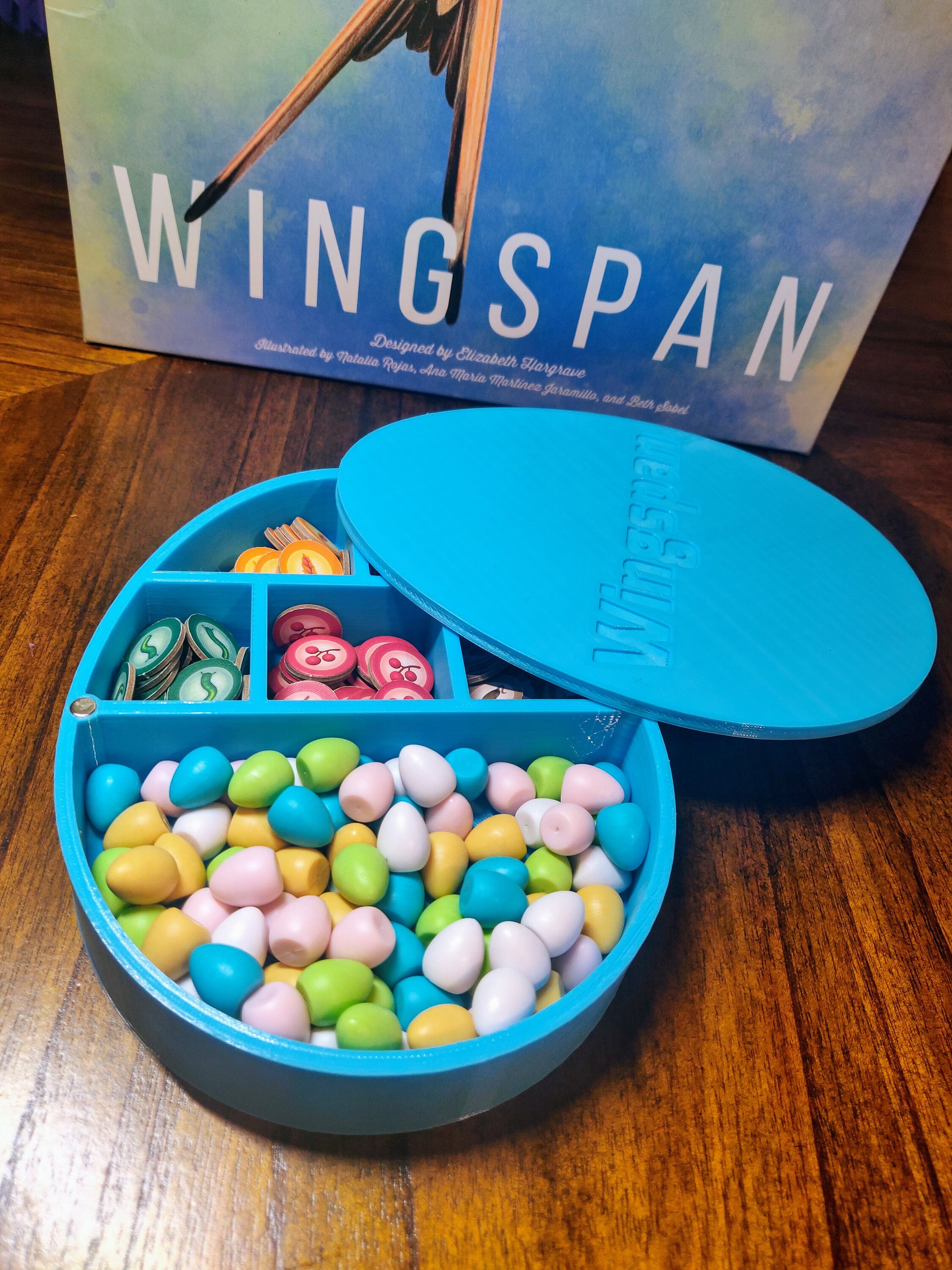 Wingspan Organizer Egg Shaped in Robin Egg Blue Etsy