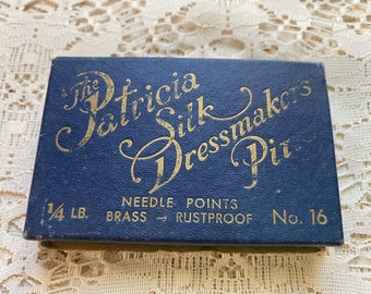 Vintage 1930’s Patricia Silk Dressmakers Pins