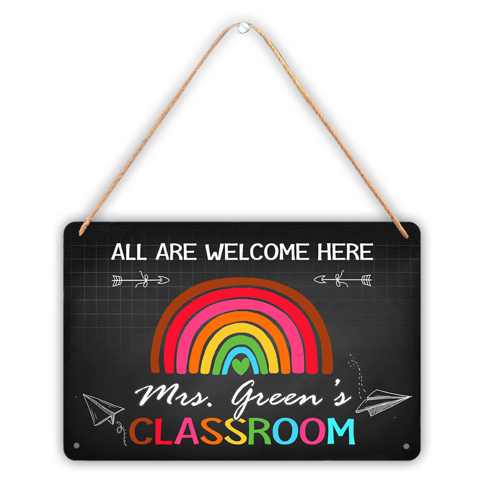Welcome classroom Classroom sign Teacher Personalized Door | Etsy