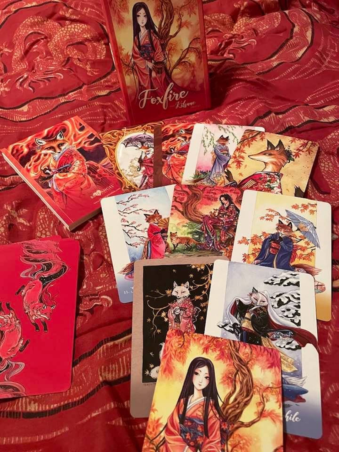 Kitsune Fox Fire Oracle Card Readings Kitsune Tarot Card reading