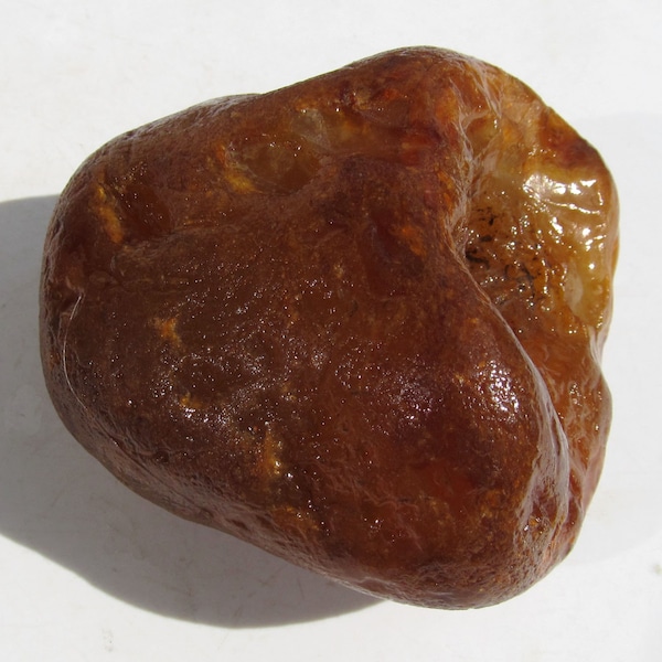 Karneol, Rohstein, Knolle, 286 g, 70 mm, roter Achat