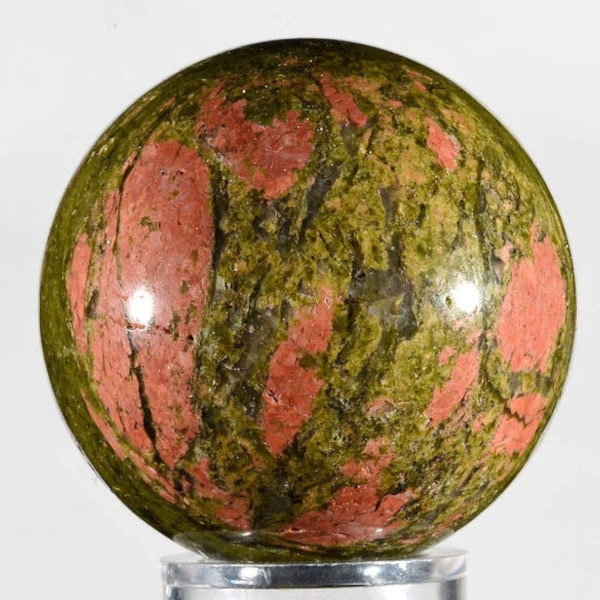 Kugel Unakit, ca. 50 mm, Kristallkugel, Mineralien, Dekoration