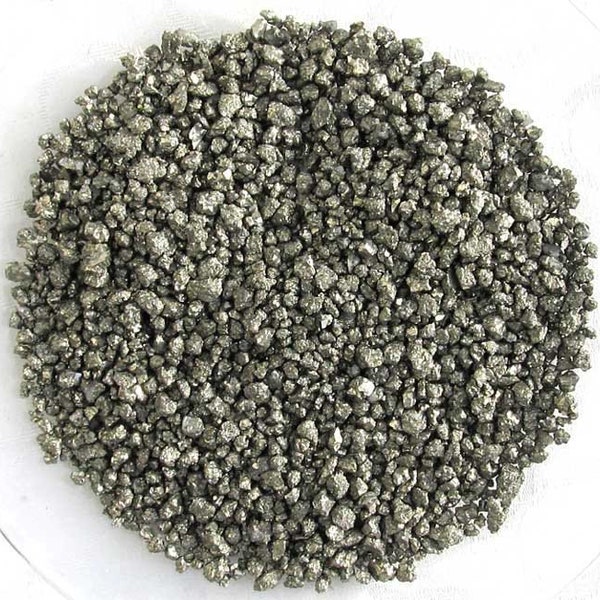 Pyrit Granulat 3-8 mm, Rohsteine Minerale, ab 300 g.