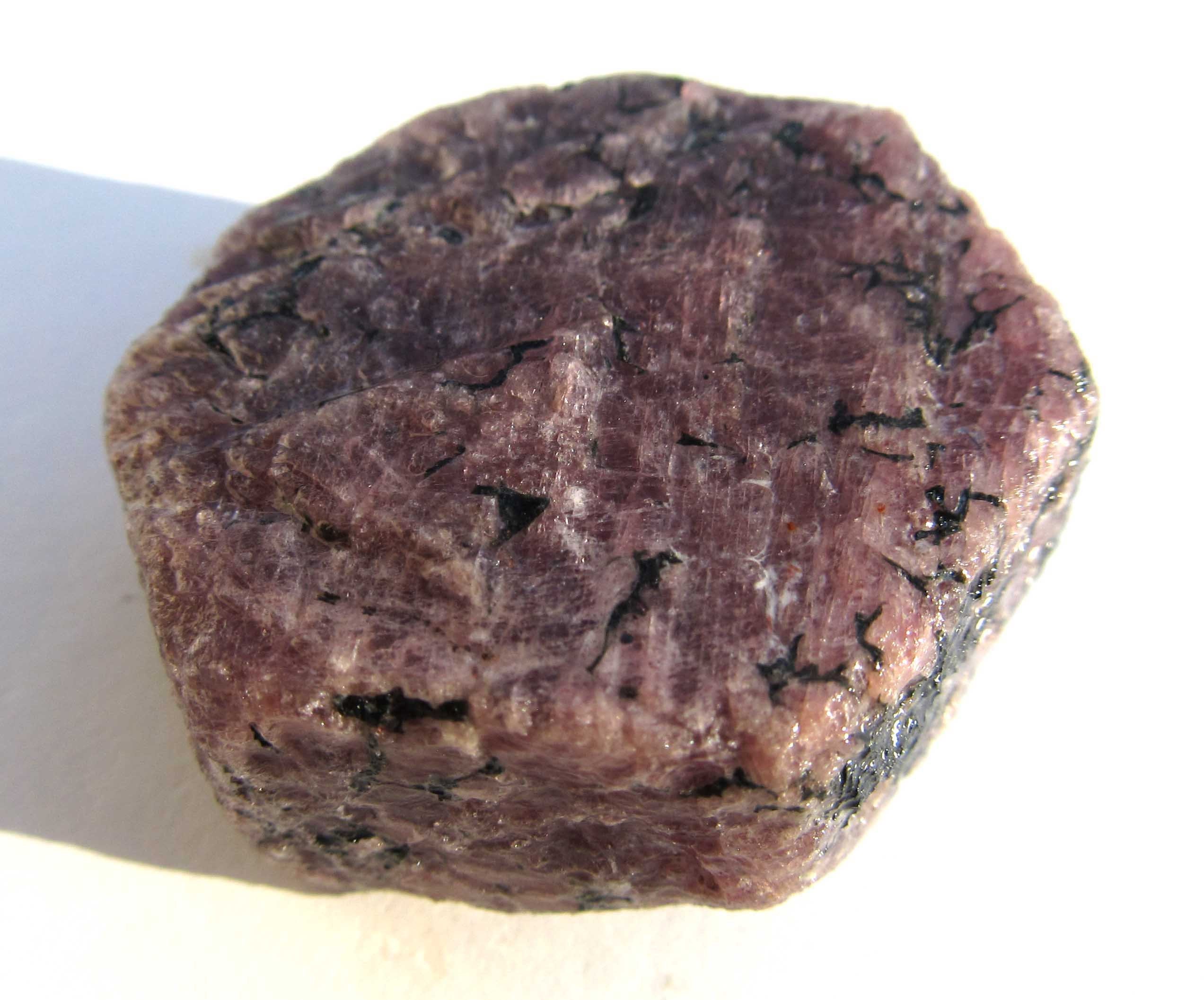 タンザニアルビー Ruby Hexagon, Tanzania, Rough Gemstone 36 Mm, 54 G. - Etsy