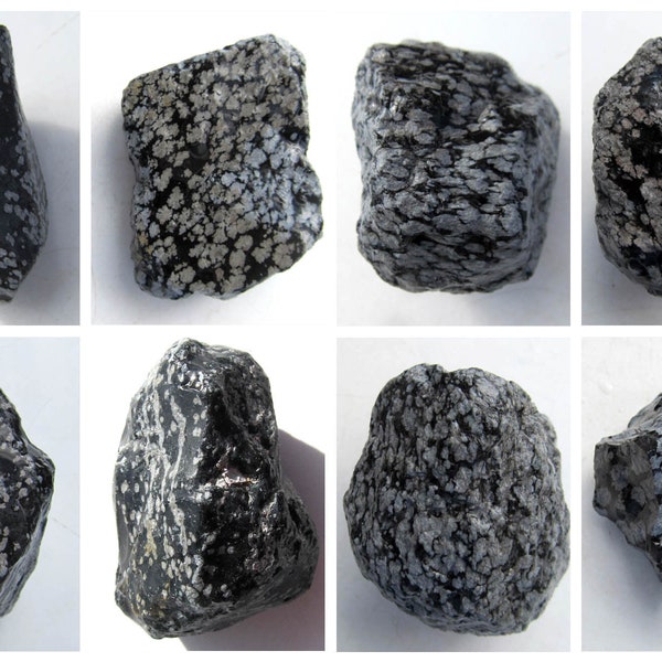 Schneeflocken Obsidian, Rohstein 52 bis 98 g., wählen Sie aus der Aufstellung