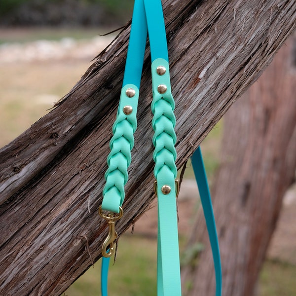 The Braided Leash | Biothane, Waterproof, Vegan, Customizable