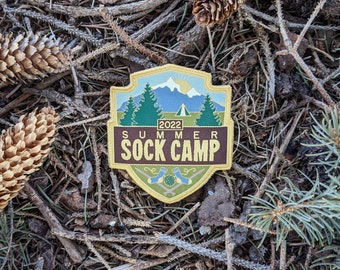 Summer Sock Camp 2022 iron on patch