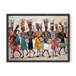Rhythmus in der Wiederholung Wandkunst, afrikanische Wandkunst, schwarze Kunst, afrikanisches Wanddekor, afrikanische Kunst, afrikanische Kultur, digitaler Download