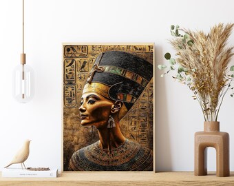 エジプト壁画セット、100枚セット、古代エジプトの版画、ファラオと
