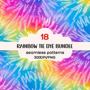 Rainbow Tie Dye Seamless Pattern, Luxurious Rainbow Tie Dye Repeating Pattern, Tie Dye Backgrounds, Tie Dye Seamless Background, 300DPI