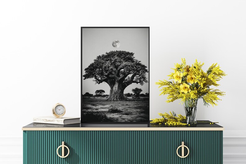 Roots of Africa Heritage Wall Art, African Wall Art, African Wall Decor, African Art, Digital Download