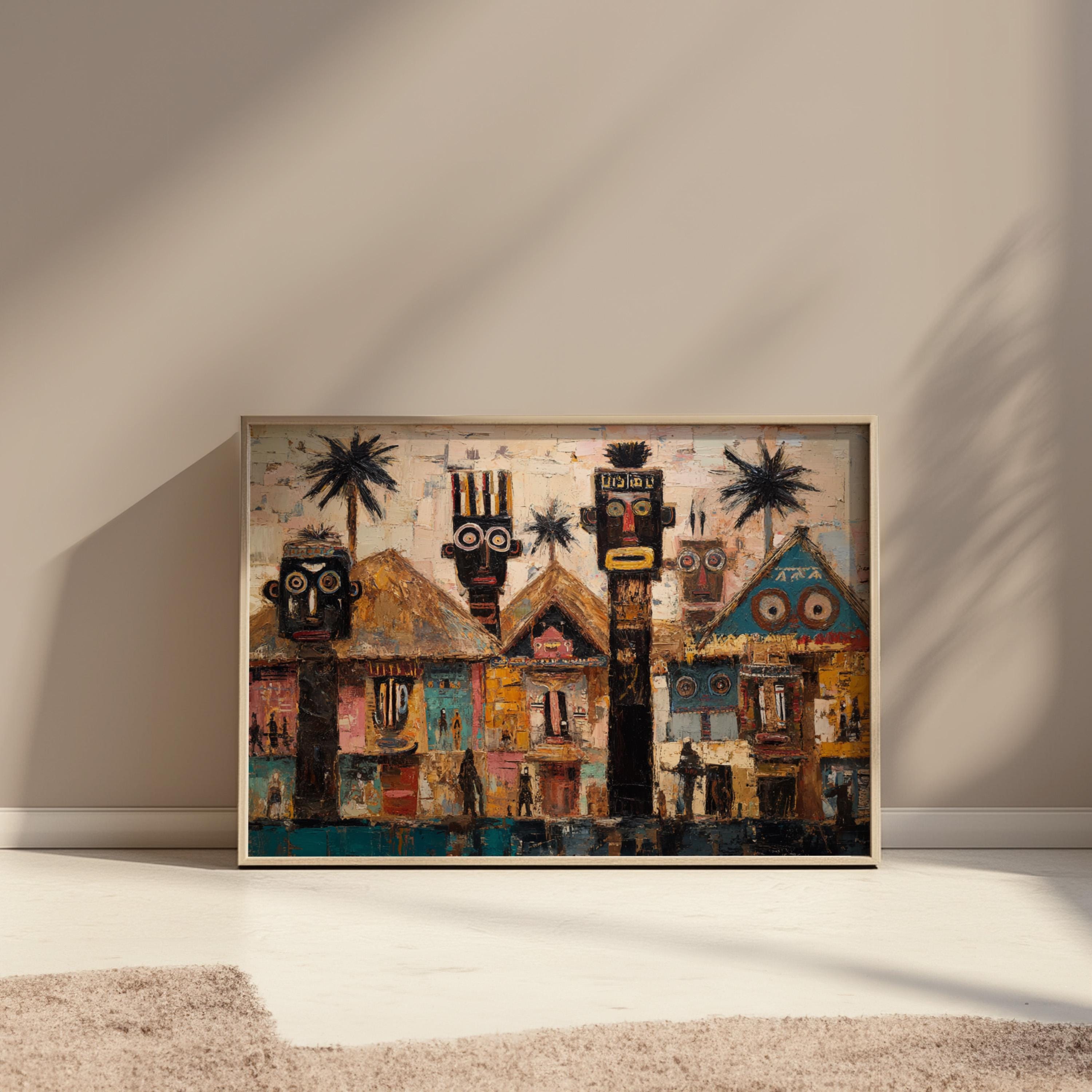 Ikenga's Domain Wall Art, African Wall Art, African Culture