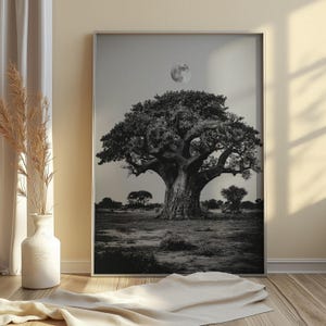 Roots of Africa Heritage Wall Art, African Wall Art, African Wall Decor, African Art, Digital Download