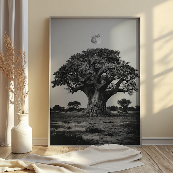 Roots of Africa Heritage Wall Art, African Wall Art, African Wall Decor, African Art, Digital Download