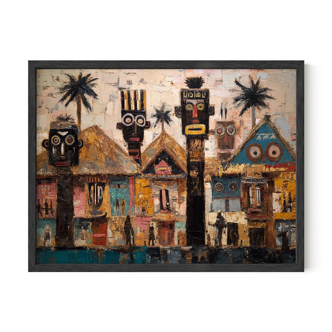 Ikenga's Domain Wall Art, African Wall Art, African Culture