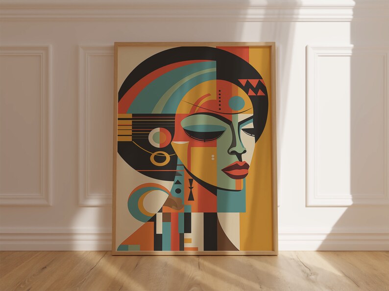 Captivating Portrayals of African American Woman Wall Art, Black Wall