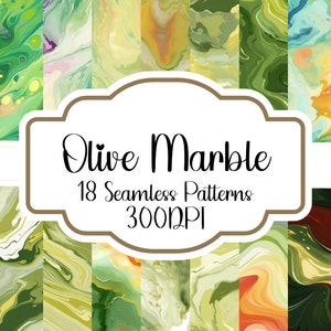 Olive Marble Seamless Pattern, Olive Marble Seamless Backgrounds, Marble Seamless Backgrounds, Marble Textures, Instant Download, 300DPI