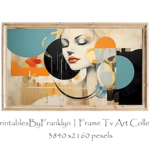Abstract Heavy Depth Samsung Frame TV Art, Samsung Frame TV Art, Art for Frame Tv, Abstract Frame Tv Art