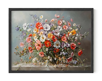 Petals of Forgotten Flowers Wall Art, Flower Wall Art, Floral Wall