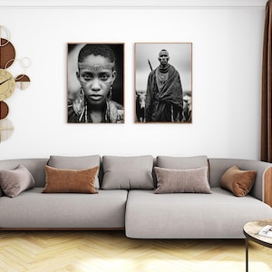 The Soul of Africa Wall Art, Set of 100, African Wall Art, African Wall Decor, African Wall Print, Black and White Prints, Digital Download