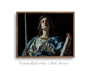 Deborah la juge sage - A Leader Called by God art mural, personnages de la Bible, art mural chrétien, art mural catholique, art biblique