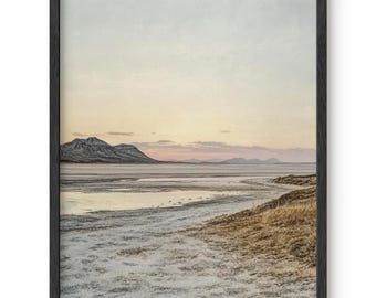 Whispers of the Bay Wall Art, Bay-view Serenity Wall Art, Rustic Wall Art, Vintage Wall Art, Digital Download