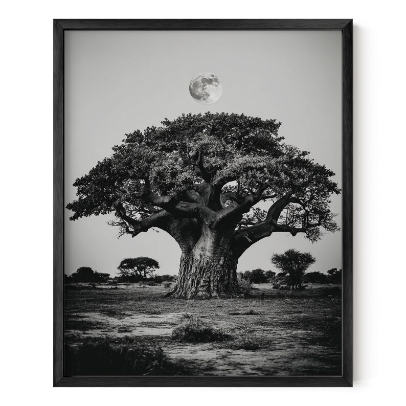 Roots of Africa Heritage Wall Art, African Wall Art, African Wall Decor, African Art, Digital Download