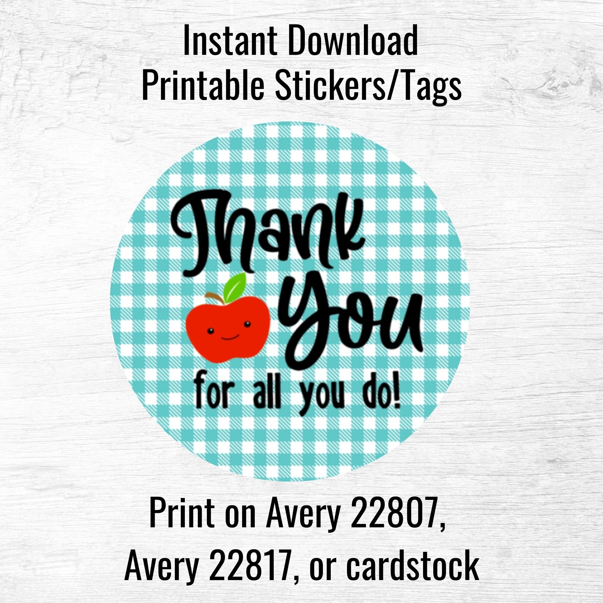 Avery label templates 22807