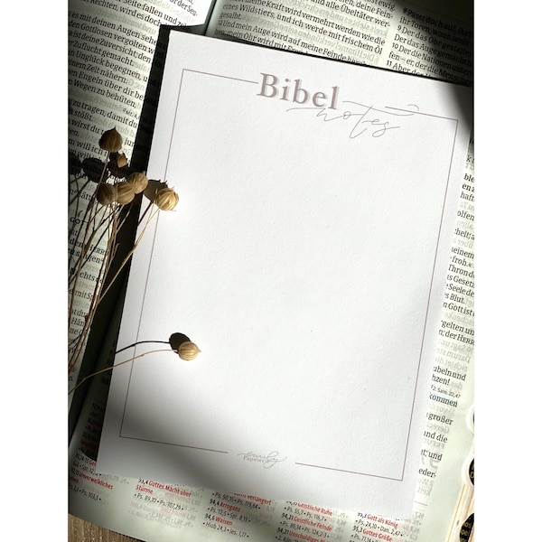 Bibel Notizblock A6