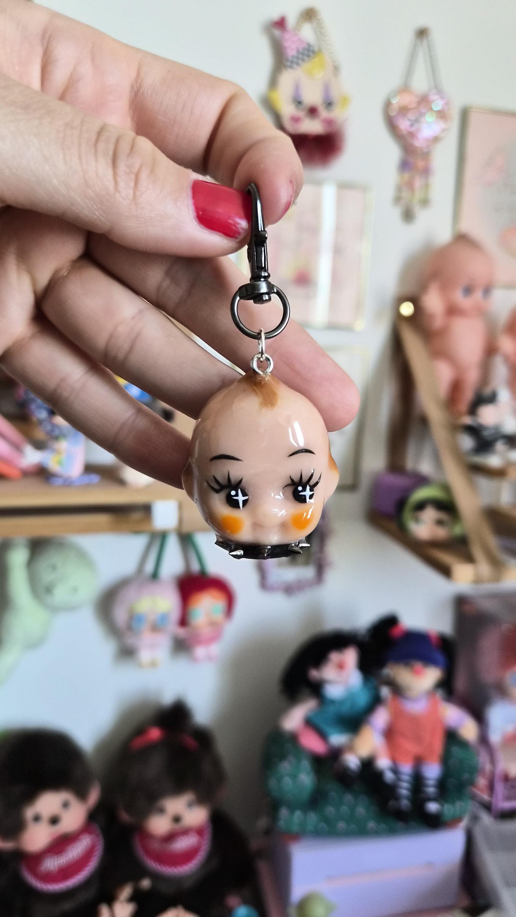 スーベニールミニチュアバッグチャーム　ドールペンダントトップフランスアンティーク スーベニールミニチュアバッグチャーム ドールペンダントトップ