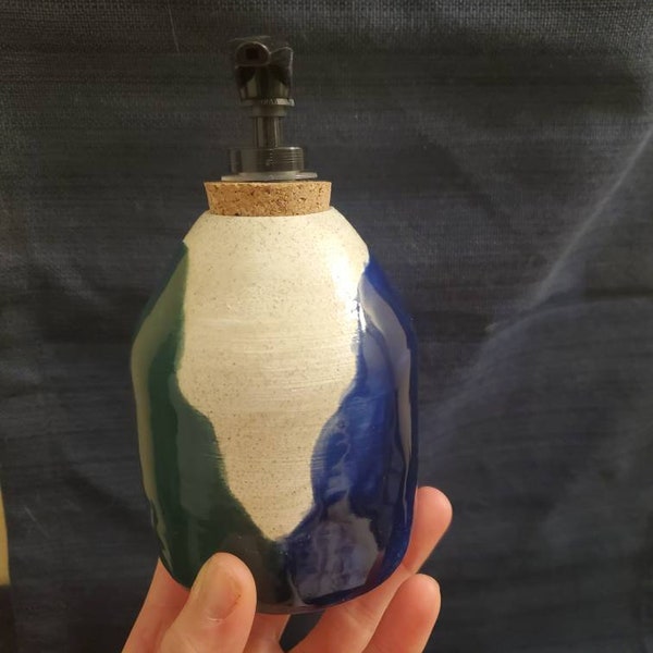 Handmade Ceramic Soap Dispenser Etsy