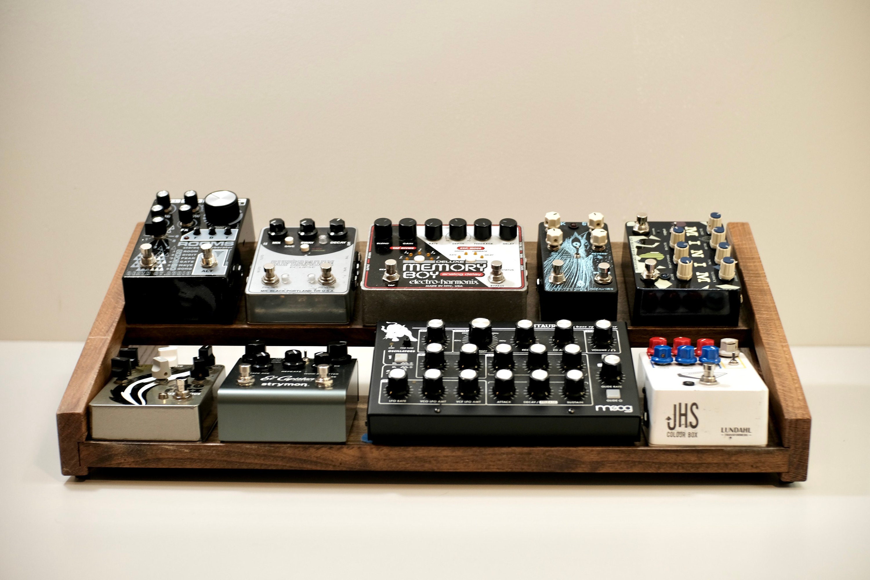 Desktop Pedalboard Effects Pedal Stand for Home Recording Etsy