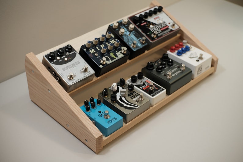 Desktop Pedalboard Effects Pedal Stand for Home Recording Etsy