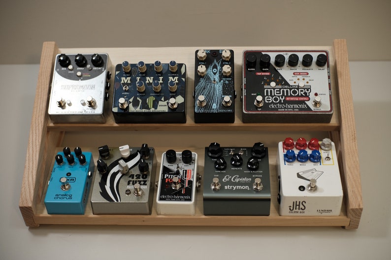 Desktop Pedalboard Effects Pedal Stand for Home Recording Etsy
