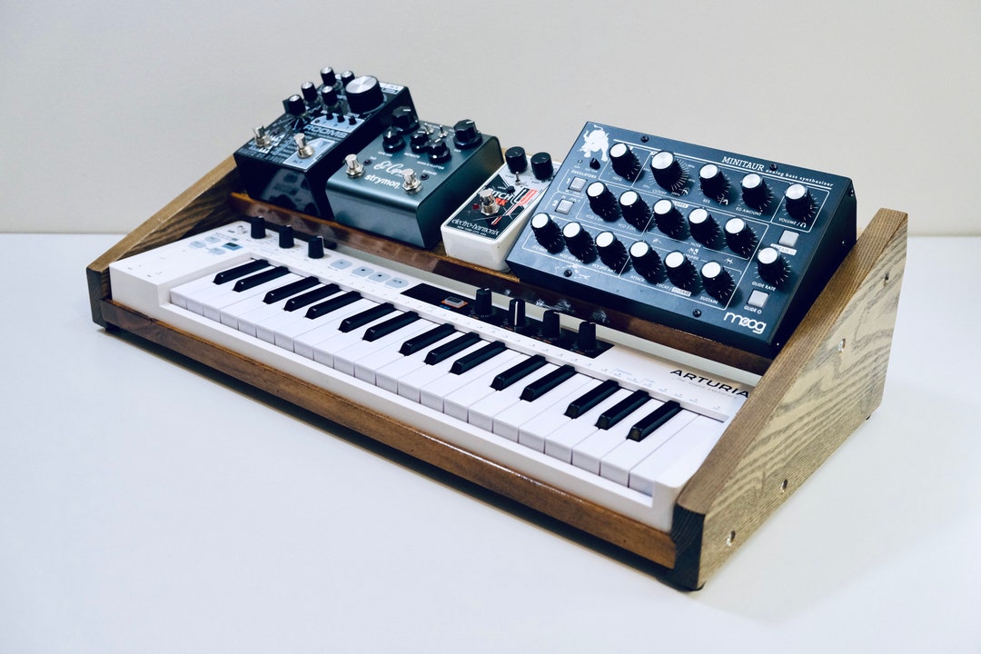 Arturia Keystep Desktop Synth Stand. Wooden Rack for Keystep Etsy