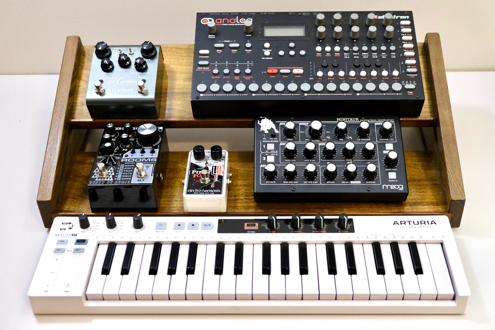 Arturia Keystep Desktop Synth Stand. Wooden Rack for Keystep Etsy India