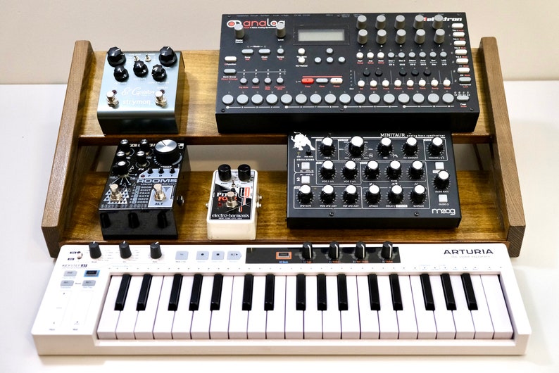Arturia Keystep Desktop Synth Stand. Wooden Rack for Keystep Etsy