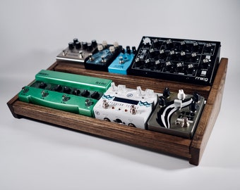 Desktop Pedalboard / Angled Pedalboard / Guitar Pedals Display / Effects Pedal Stand for home Recording