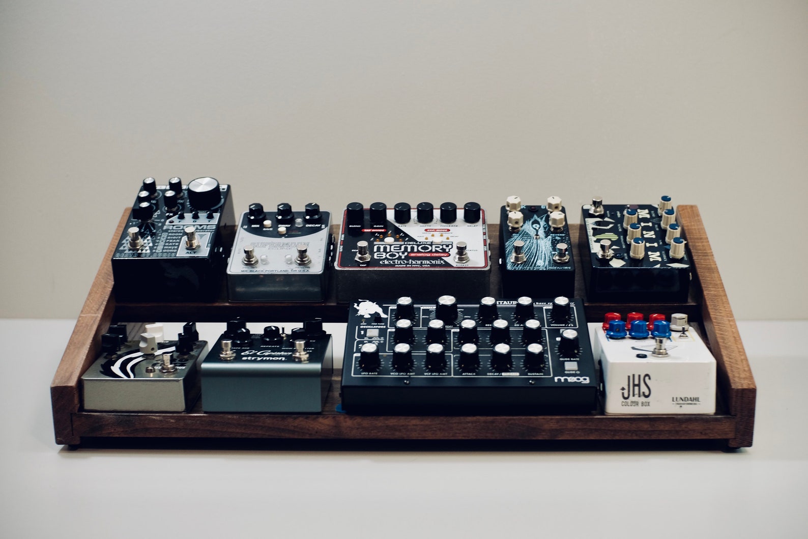 Desktop Pedalboard Effects Pedal Stand for Home Recording Etsy