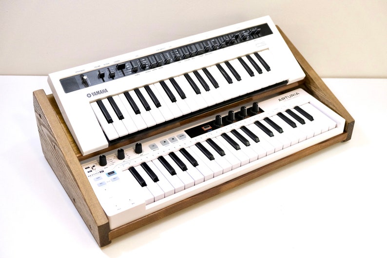 Arturia Keystep Desktop Synth Stand. Wooden Rack for Keystep Etsy