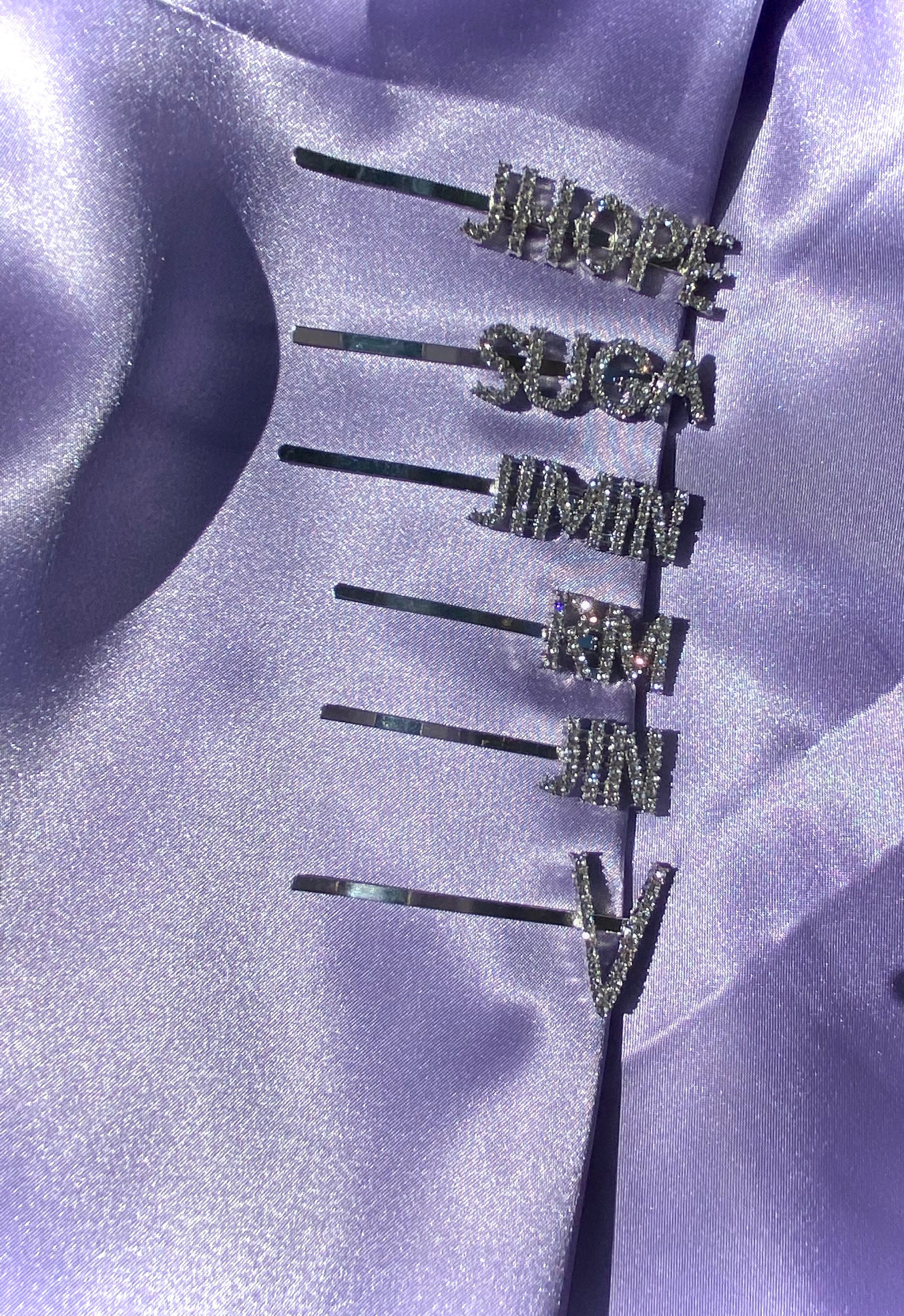 Bts Rhinestone BTS OT7 Rhinestone Pins, Namjoon, Jungkook, Jin, RM, Jimin, Suga ...