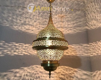 Moroccan ceiling light fixture ,moroccan light , moroccan lamp hanging ,moroccan pendant light , moroccan lamp , moroccan chandelier .