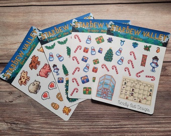Stardew Valley Winter Holiday Sticker Bundle