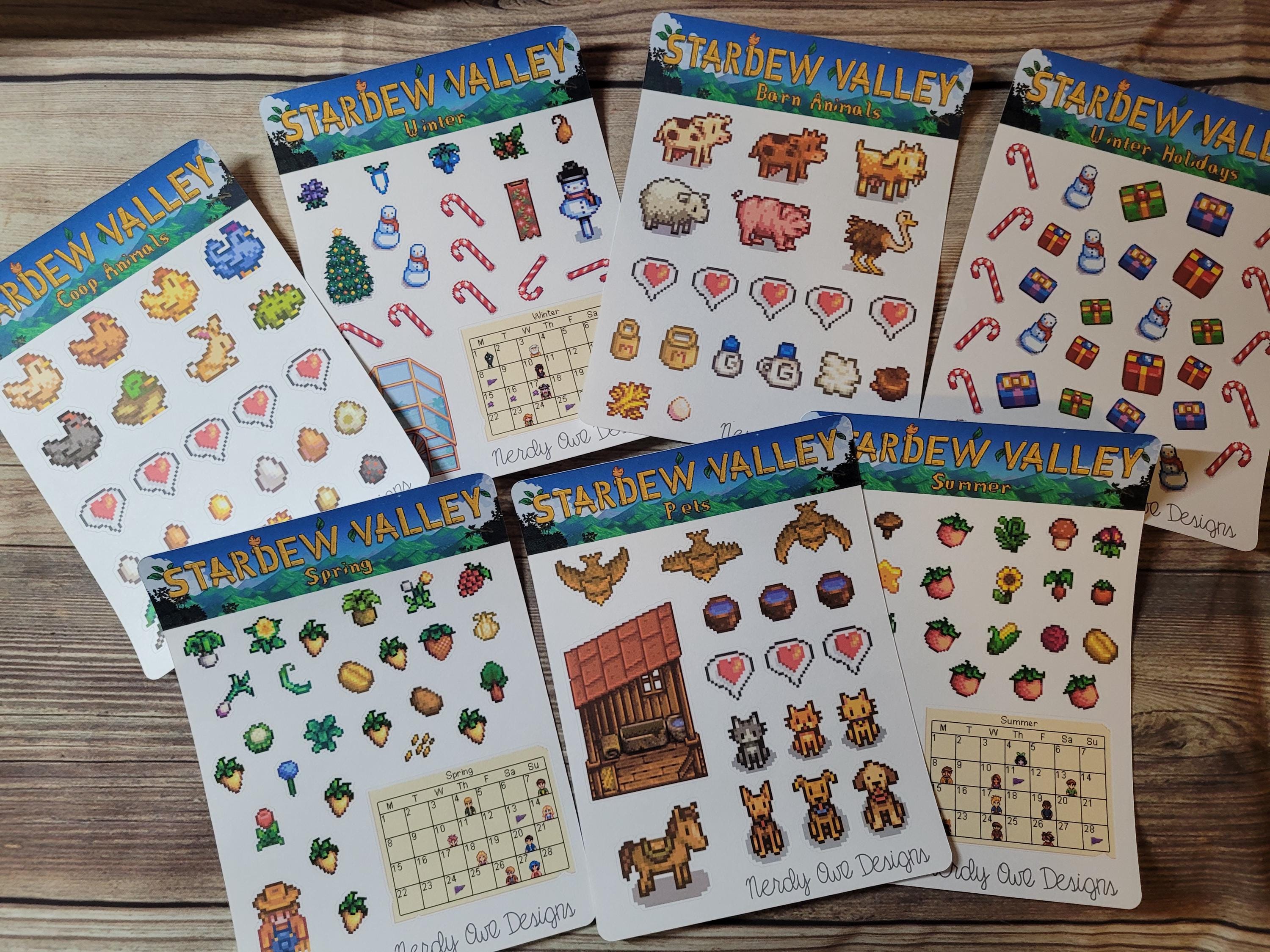 Stardew Valley Mystery Bundle Stickers