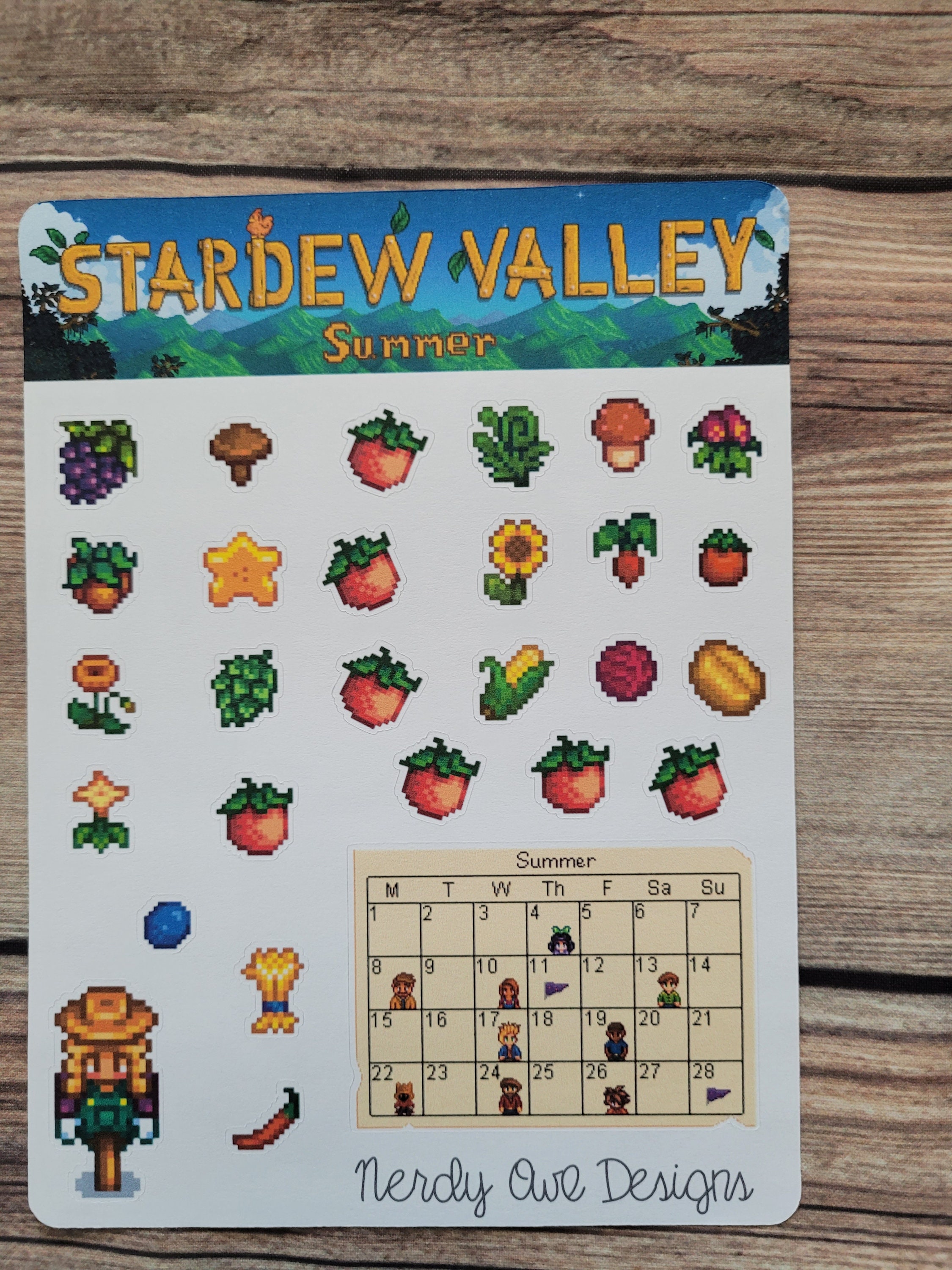 Stardew Valley Seasons Planner Stickers - Etsy
