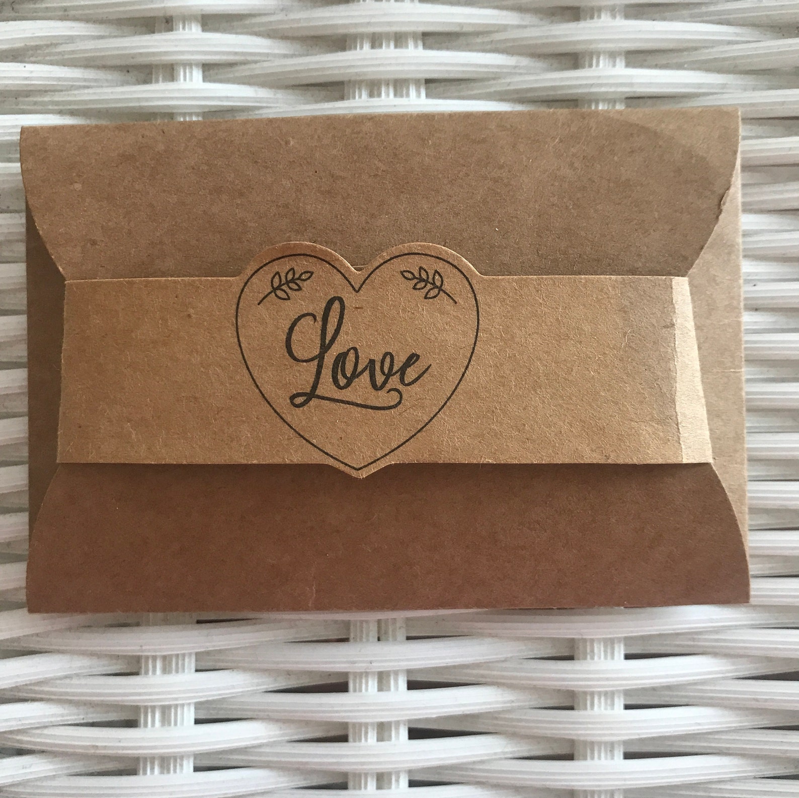 Cute Personalised Keepsake Envelope With Card to Write Your Etsy UK