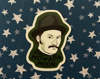 Howard Moon The Mighty Boosh vinyl sticker
